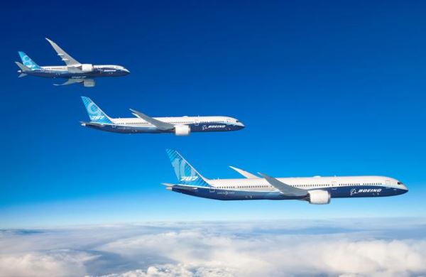 Самолетами Boeing 787 перевезено более 1 миллиарда пассажиров