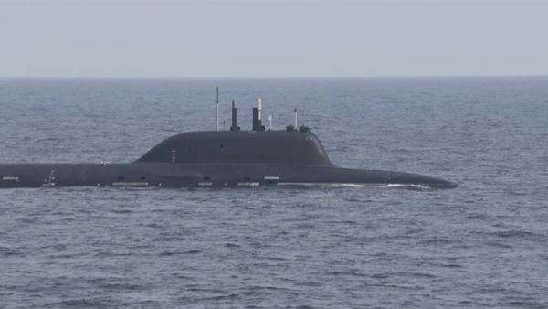 Атомный подводный крейсер «Архангельск» выполнил стрельбу по береговой цели
